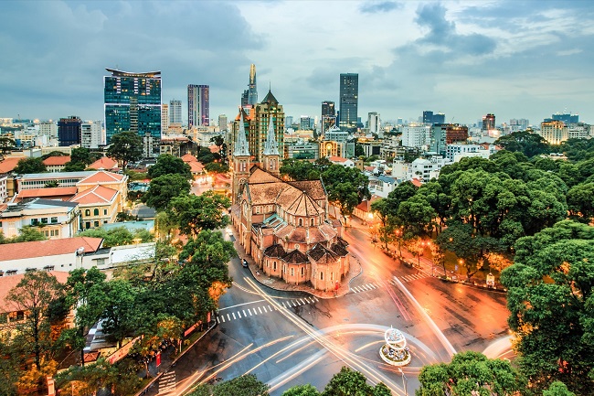 Cây xanh cảnh quan Hồ Chí Minh