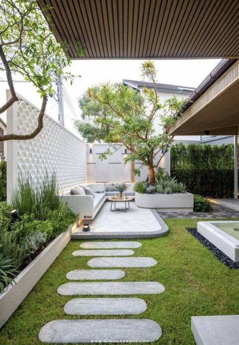 sân vườn đẹp đơn giản