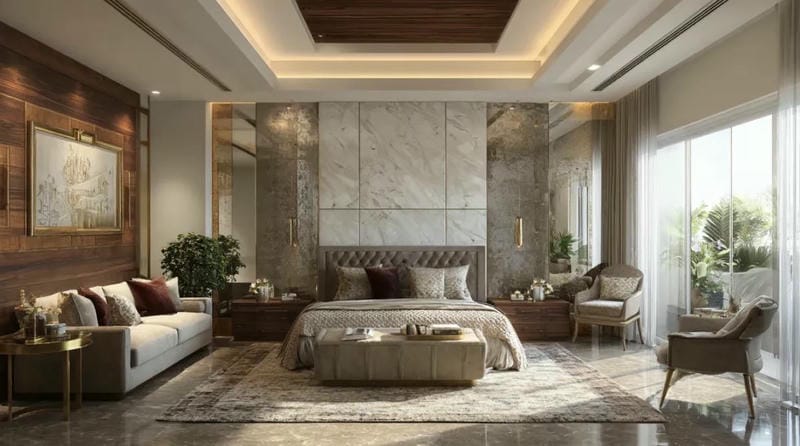 Thiết kế phòng ngủ master biệt thự - Riêng tư, thư giãn và đúng gu gia chủ 24 Thiet ke phong ngu master biet thu dung gu LSS 24
