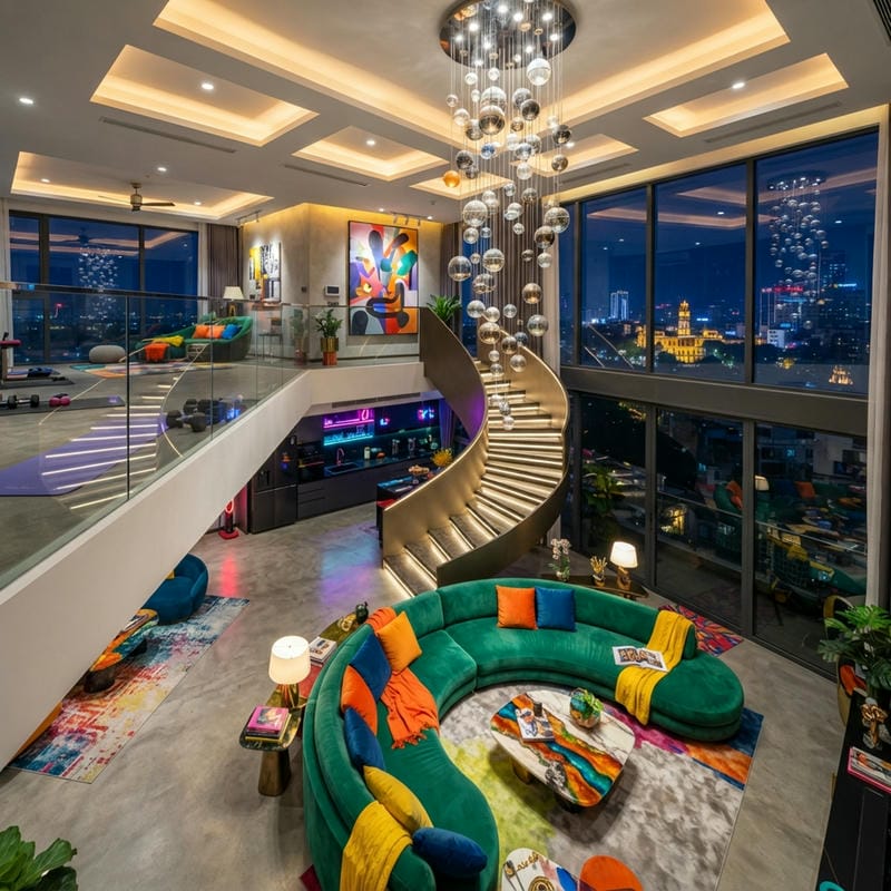 Thiet ke noi that penthouse LSS 45