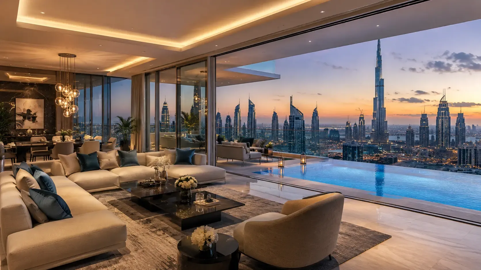 Thiết kế nội thất penthouse: Tối ưu không gian lớn, tầm nhìn và dấu ấn cá nhân